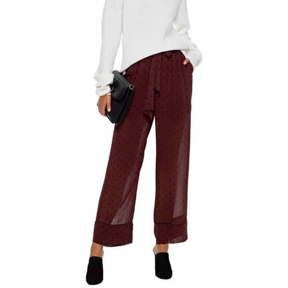 Ganni Pants - GANNI
Carlton print georgette wide-leg pants